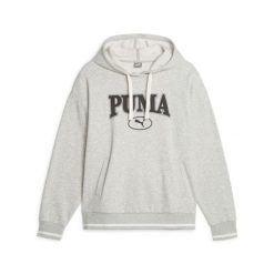 Bluza z kapturem Puma Squad fl. Szare bluzy Puma, bez wzorów, z syntetyku, z kapturem, na fitness i siłownię. Za 246.20 zł.
