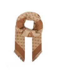Guess Chusta AW5657 POL03 Beżowy. Brązowe chusty Guess, z aplikacjami, z poliesteru. Za 194.99 zł.
