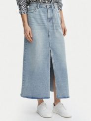 Vero Moda Spódnica jeansowa Wien 10341834 Niebieski Regular Fit. Niebieskie spódnice Vero Moda, l, bez wzorów, z bawełny. Za 179.99 zł.