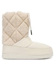 LOVE MOSCHINO Śniegowce JA24422G0NISJ12B Écru. Śniegowce Love Moschino, bez wzorów, ze skóry, bez zapięcia. Za 689.99 zł.