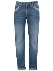 Eight2Nine Dżinsy - Regular fit - w kolorze niebieskim rozmiar: XS. Niebieskie jeansy Eight2Nine, xs, z aplikacjami, ze skóry, klasyczne. Za 48.50 zł.