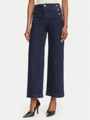 Rinascimento Jeansy CFC0130003003 Granatowy Wide Leg. Niebieskie jeansy Rinascimento, xl, bez wzorów, z bawełny. Za 629.99 zł.