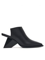 United Nude Klapki Rockit Mule III 110420116 Czarny. Czarne klapki United Nude, bez wzorów, ze skóry, bez obcasa, bez zapięcia. Za 1,339.00 zł.