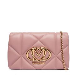 Torebka LOVE MOSCHINO. Czerwone kopertówki Love Moschino, bez wzorów, wizytowe, bez dodatków. Za 789.99 zł.