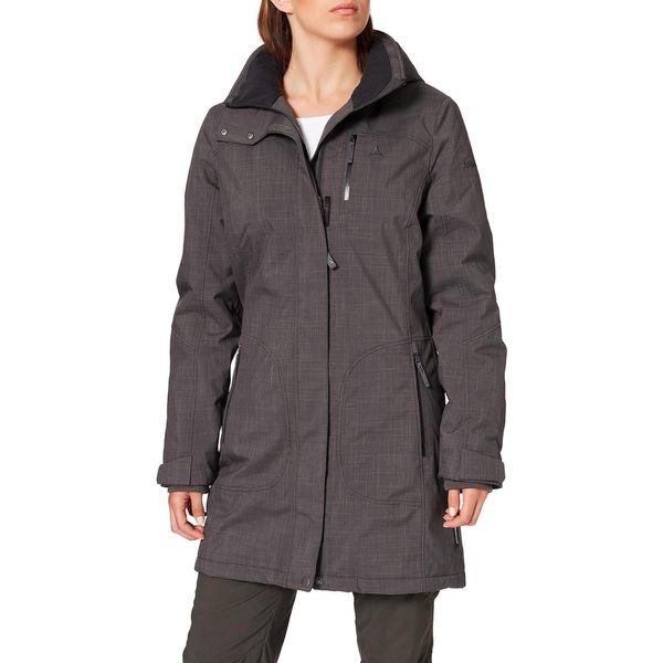 Kurtka turystyczna damska Schoffel Insulated Parka Monterey 2. Szare płaszcze Schöffel, xs, bez wzorów, z poliesteru, sportowe, bez kaptura. W wyprzedaży za 584.00 zł.
