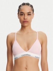 Calvin Klein Underwear Biustonosz braletka 000QF5650E Różowy. Czerwone biustonosze Calvin Klein Underwear, bez wzorów, z bawełny. Za 169.99 zł.