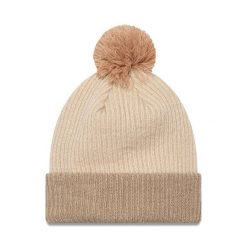 Czapka New Era. Brązowe czapki zimowe New Era, bez wzorów. Za 159.99 zł.