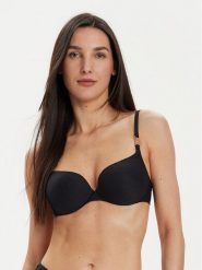 Selmark Góra od bikini BK017 Czarny. Czarne bikini Selmark, bez wzorów, z syntetyku. Za 199.99 zł.