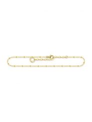 Thomas Sabo Pozłacana bransoletka na kostkę rozmiar: onesize. Żółte bransoletki thomas sabo, pozłacane. Za 169.95 zł.