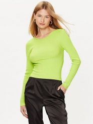 ONLY Sweter 15283423 Zielony Slim Fit. Zielone swetry ONLY, l, bez wzorów, z syntetyku, bez ramiączek. Za 209.99 zł.