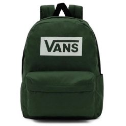 Plecak Vans OLD SKOOL BOXED. Czarne plecaki Vans, bez wzorów, bez dodatków. W wyprzedaży za 169.00 zł.