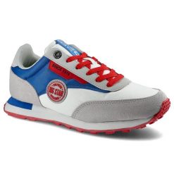 Białe Sneakersy Big Star Damskie Modne Półbuty. Białe buty sportowe lifestyle BIG STAR, na wiosnę, bez wzorów, ze skóry ekologicznej, retro, bez zapięcia. Za 169.00 zł.