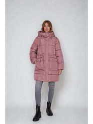Steve Madden Parka w kolorze jasnoróżowym rozmiar: XL. Różowe płaszcze Steve Madden, xl, bez wzorów, bez kaptura. Za 152.99 zł.