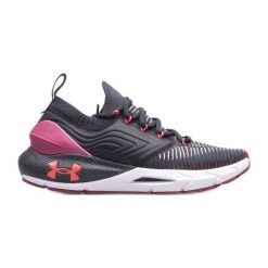 Buty Under Armour Hovr W 3024155-006 czarne różowe. Czarne buty do biegania Under Armour, z aplikacjami, z dzianiny, bez zapięcia, do biegania. Za 655.16 zł.