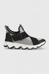 Big Star sneakersy kolor szary. Szare buty sportowe lifestyle BIG STAR, bez wzorów, retro, z okrągłym noskiem, bez zapięcia. W wyprzedaży za 149.99 zł.