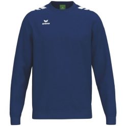 Bluza Erima Cmpt Wings niebieska. Niebieskie bluzy Erima, bez wzorów, z materiału, sportowe, bez ramiączek, bez kaptura. Za 194.60 zł.