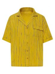 Naturana Koszula w kolorze żółtym rozmiar: L. Żółte koszule Naturana, l, bez wzorów, bez kołnierzyka, bez ramiączek. Za 86.99 zł.