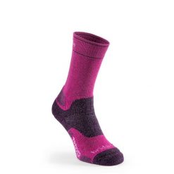 Skarpety trekkingowe Bridgedale Hike Mid Merino P Boot. Fioletowe skarpetki Bridgedale, bez wzorów. Za 98.99 zł.