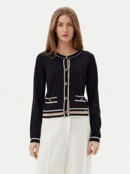 ARTIGLI Kardigan ACMA001909 Czarny Regular Fit. Czarne swetry Artigli, m, bez wzorów, z wiskozy, bez ramiączek. Za 239.99 zł.