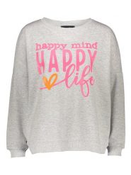 Miss goodlife Bluza w kolorze jasnoszarym rozmiar: XL. Szare bluzy miss goodlife, xl, bez wzorów, z bawełny, bez kaptura. Za 202.98 zł.