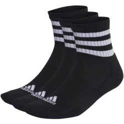 Skarpety adidas 3-Stripes Cushioned Sportswear Mid-Cut Socks 3 P. Białe skarpetki adidas, bez wzorów. Za 49.90 zł.