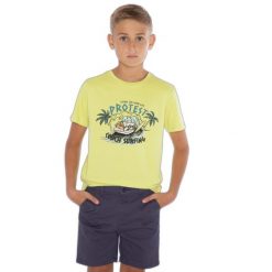 Szorty dla dzieci Protest Lowell. Niebieskie szorty Protest, bez wzorów, z bawełny, eleganckie. Za 183.50 zł.