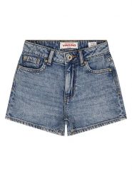 Vingino Szorty dżinsowe "Dora" w kolorze niebieskim rozmiar: 122. Niebieskie szorty Vingino, bez wzorów, klasyczne. Za 95.99 zł.