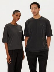 Filling Pieces T-Shirt Unisex 7441378 Czarny Boxy Fit. Czarne t-shirty Filling Pieces, xxl, bez wzorów, z bawełny, bez kołnierzyka, bez ramiączek. Za 170.00 zł.