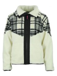 Peak Mountain Kurtka polarowa "Aliesse" w kolorze beżowym rozmiar: XXL. Brązowe kurtki Peak Mountain, xxl, bez wzorów, z polaru, bez kaptura. Za 217.99 zł.