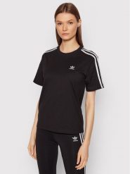 Adidas T-Shirt HF7533 Czarny Regular Fit. Czarne t-shirty adidas, bez wzorów, z bawełny, bez kołnierzyka, bez ramiączek. Za 99.99 zł.