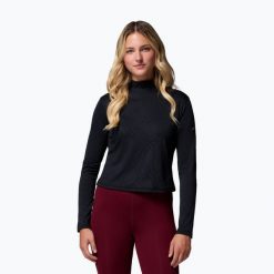 Longsleeve trekkingowy damski Columbia Granite Point Turtleneck. Czarne bielizna termoaktywna damska Columbia, bez wzorów, bez ramiączek. Za 209.99 zł.