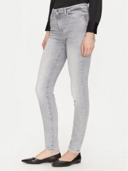 Guess Jeansy W5RA46 D5L81 Szary Skinny Fit. Szare jeansy Guess, l, z aplikacjami, z bawełny. Za 329.99 zł.