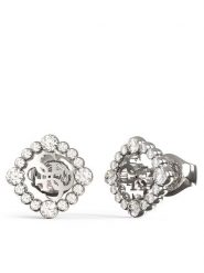 Guess Kolczyki JUBE04 645JW Srebrny. Szare kolczyki Guess, metalowe. Za 119.99 zł.