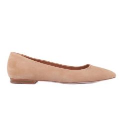 Marco Shoes Lekkie baleriny beżowy. Brązowe baleriny bez wzorów, bez obcasa, bez zapięcia. W wyprzedaży za 359.00 zł.