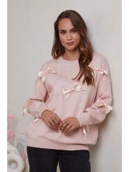 Soft Cashmere Sweter w kolorze jasnoróżowym rozmiar: 34/36. Różowe swetry Soft Cashmere, bez wzorów, klasyczne, bez ramiączek. Za 152.99 zł.