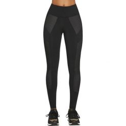 Damskie legginsy BAS BLEU Misty Black - Kolor Czarny, Rozmiar L. Czarne legginsy Bas-Bleu, bez wzorów. Za 188.19 zł.