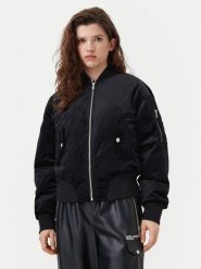 Karl Lagerfeld Jeans Kurtka bomber A1W15010 Czarny Regular Fit. Czarne kurtki Karl Lagerfeld Jeans, s, bez wzorów, z jeansu, bez kaptura. Za 1,099.00 zł.