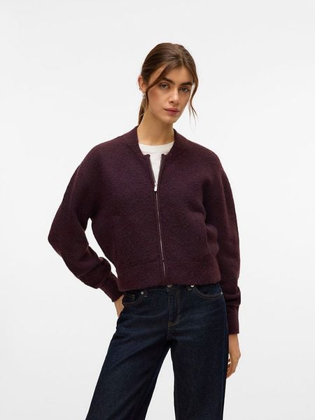 Vero Moda Kardigan w kolorze bordowym rozmiar: S. Czerwone swetry Vero Moda, s, bez wzorów, z wełny, bez ramiączek. Za 158.10 zł.