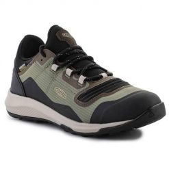 Buty do chodzenia damskie Keen Tempo Flex WP. Czarne buty trekkingowe Keen, z gumy, bez zapięcia. Za 515.00 zł.