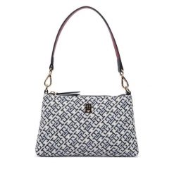 Torebka Tommy Hilfiger. Niebieskie torebki klasyczne Tommy Hilfiger, bez wzorów, klasyczne, bez dodatków. Za 489.99 zł.