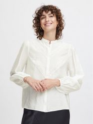 B.young Koszula 20813808 Biały Regular Fit. Białe koszule b.young, bez wzorów, z wiskozy, bez kołnierzyka, bez ramiączek. Za 129.99 zł.