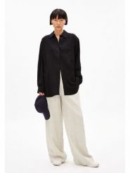 Armedangels Bluzka "Maalgaa" w kolorze czarnym rozmiar: XS. Czarne bluzki ARMEDANGELS, s, bez wzorów, z wiskozy, klasyczne, bez kołnierzyka, bez ramiączek. Za 179.22 zł.