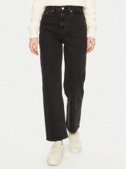 Tommy Jeans Jeansy Layla DW0DW19577 Czarny Straight Fit. Czarne jeansy Tommy Jeans, bez wzorów, z bawełny. Za 249.99 zł.
