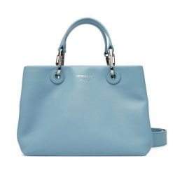 Torebka Emporio Armani. Niebieskie torebki klasyczne Emporio Armani, bez wzorów, klasyczne, bez dodatków. Za 2,169.00 zł.