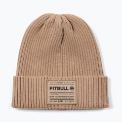 Czapka zimowa Pitbull Beanie Dock. Brązowe czapki zimowe PITBULL, bez wzorów, z dzianiny, klasyczne. Za 62.99 zł.