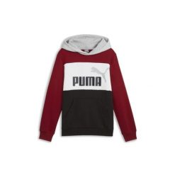 Puma Bluza Ess Block Fl 67971713. Czerwone bluzy bez kaptura Puma, bez wzorów, bez kaptura. Za 95.00 zł.