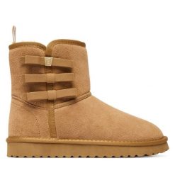 Śniegowce Liu Jo. Brązowe śniegowce Liu Jo, bez wzorów, bez zapięcia. Za 654.99 zł.