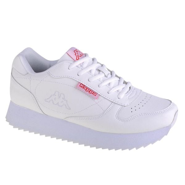 Buty sportowe Sneakersy damskie, Kappa Base II PF. Białe buty sportowe lifestyle Kappa, bez wzorów, z gumy, sportowe, bez zapięcia. Za 149.99 zł.
