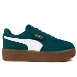Buty damskie sportowe do chodzenia Puma PALERMO ELEVATA. Białe buty treningowe Puma, bez wzorów, z gumy, bez zapięcia, trekkingowe. Za 229.00 zł.