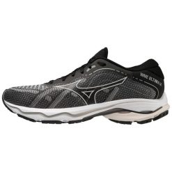 Buty do biegania damskie Mizuno Wave Ultima 14. Szare buty do biegania Mizuno, bez wzorów, z materiału, bez zapięcia, do biegania, mizuno wave. Za 614.99 zł.